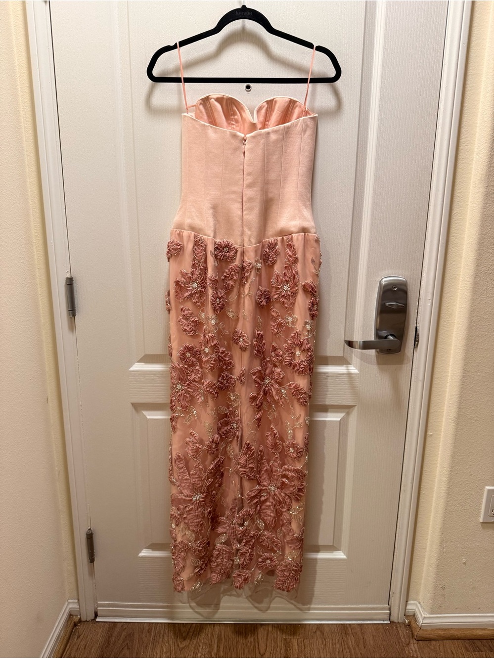 Helsi Grace Sweetheart Strapless Corset Floral Gown Blush Size XS Preloved - Picture 7 of 10
